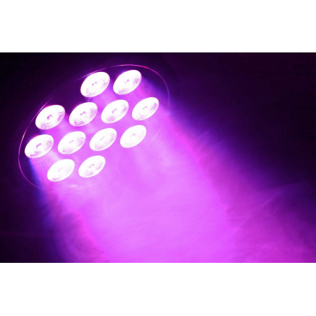 beamZ Foco Par Led BT300 Par Led 12x10W. RGBAW-UV 6. en 1. DMX