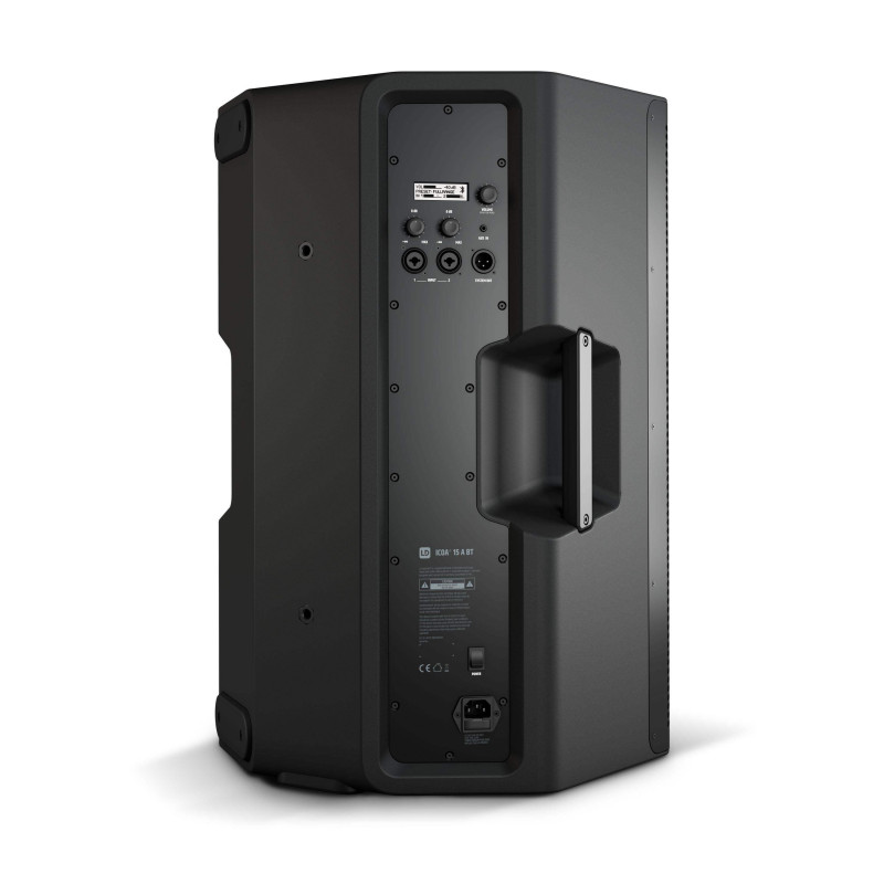 Altavoz coaxial activo de 15" con Bluetooth LD Systems ICOA 15 A BT con una potencia RMS de 300 W y 1200 W de pico.