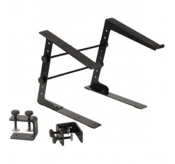 Soporte para portátil con sargento Adam Hall SLT01 con altura y ancho ajustables. 2