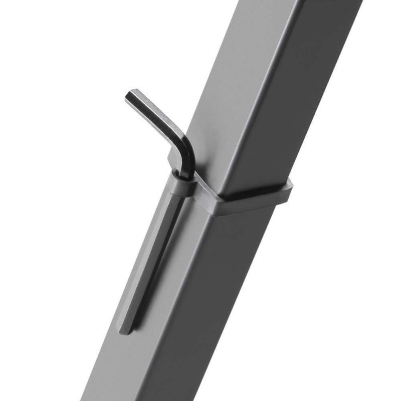 Adam Hall - SKS04 Soporte para teclados Negro regulable en altura en 5 incrementos desde 64 a 98cm. Carga máxima 30Kg.