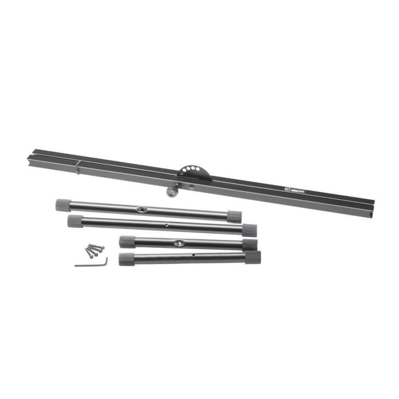 Adam Hall - SKS04 Soporte para teclados Negro regulable en altura en 5 incrementos desde 64 a 98cm. Carga máxima 30Kg.