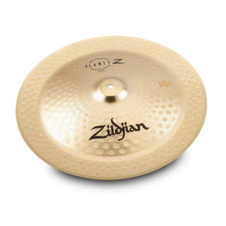 Plato China de 18" ZP18CH de la renovada serie Planet Z de Zildjian, fabricado en USA y con un sonido renovado. Plato China de 18" ZP18CH de la renovada serie Planet Z de Zildjian, fabricado en USA y con un sonido renovado.