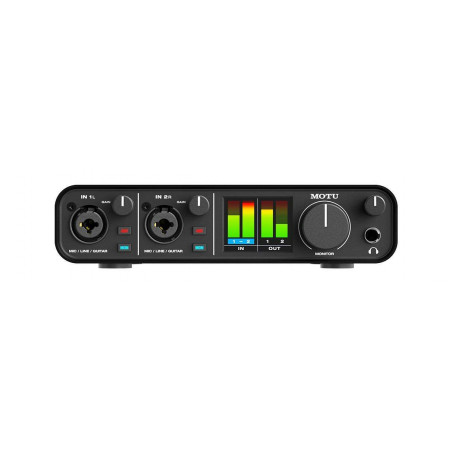 Interface Audio USB Motu M2 para Mac, Windows e iOs, 2 Canales ( 2 entradas y 2 salidas y una latencia ultrabaja. Interface Audio USB Motu M2 para Mac, Windows e iOs, 2 Canales ( 2 entradas y 2 salidas y una latencia ultrabaja.
