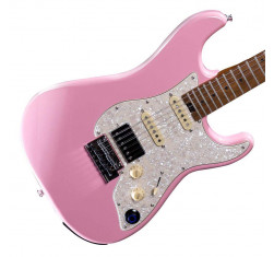 MOOER EFFECTS S801 PINK Guitarra con multiefectos y BT 2
