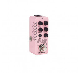 Pedal de efectos Mooer D7 Delay con 6 reverbs digitales completamente customizables. 2