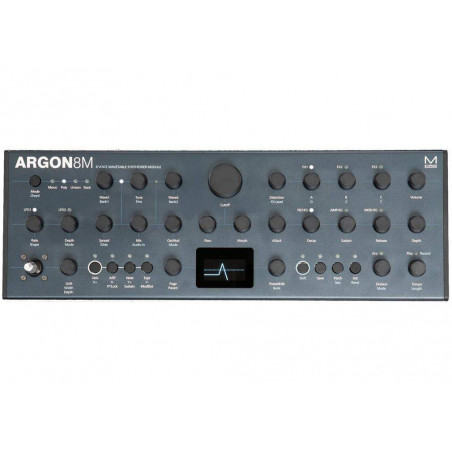 Sintetizador polifónico en formato módulo con 8 voces de polifonía y 120 tablas de onda Modal Electronics Argon 8M.