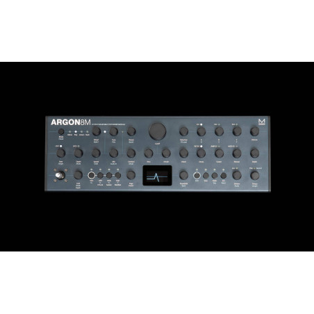 Sintetizador polifónico en formato módulo con 8 voces de polifonía y 120 tablas de onda Modal Electronics Argon 8M.