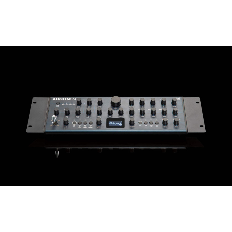 Sintetizador polifónico en formato módulo con 8 voces de polifonía y 120 tablas de onda Modal Electronics Argon 8M.