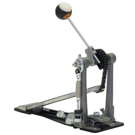 Pedal de bombo Pearl Eliminator Solo P-1030 Negro, ofrece un rendimiento potente y una gran velocidad de deslizamiento.