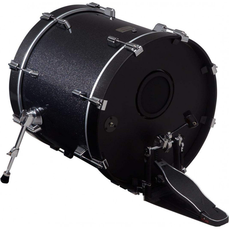 Pad de Bombo Acústico Roland V-Drums Acoustic Design KD-200-MS de 20" premium con casco de madera de tamaño completo.