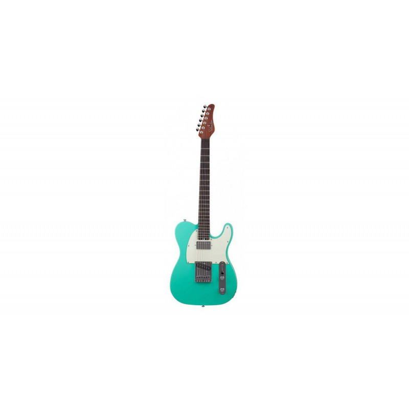 Schecter Nick Johnston PT A. Green Guitarra Electrica, Signature tipo telecaster en acabado Atomic Green