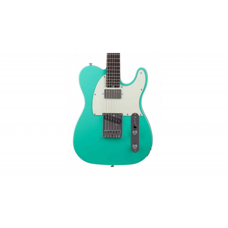 Schecter Nick Johnston PT A. Green Guitarra Electrica, Signature tipo telecaster en acabado Atomic Green