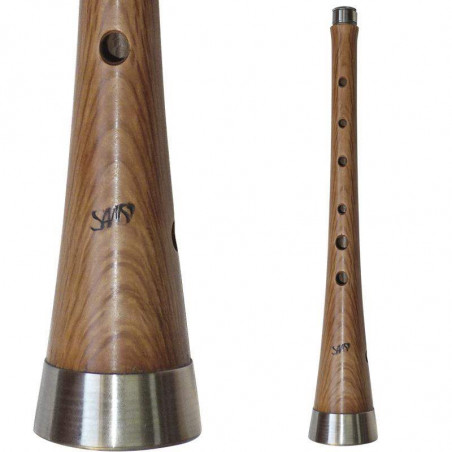 Gralla Seca Sans en Sol, de madera de encina. Incluye tudel y funda tela. La caña no está incluida. Gralla Seca Sans en Sol, de madera de encina. Incluye tudel y funda tela. La caña no está incluida.