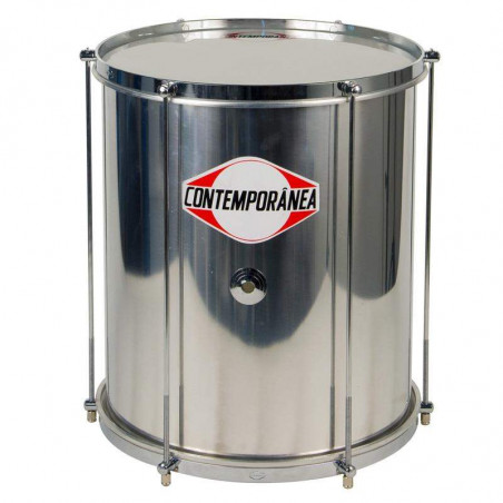 Surdo Contemporánea Profesional C-SUA01 de 14" x 40cm, fabricado en aluminio, parches de plástico y 6 tensores.