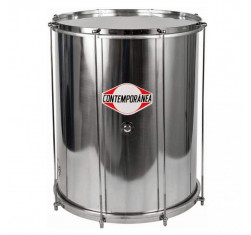 Surdo Contemporánea Profesional C-SUA03 de 18" x 55cm, fabricado en aluminio, parches de plástico y 8 tensores.