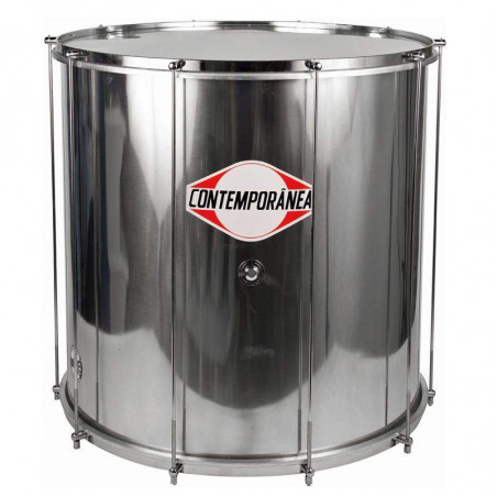 Surdo Contemporánea Profesional C-SUA06 de 24" x 60cm, fabricado en aluminio, parches de plástico y 10 tensores.