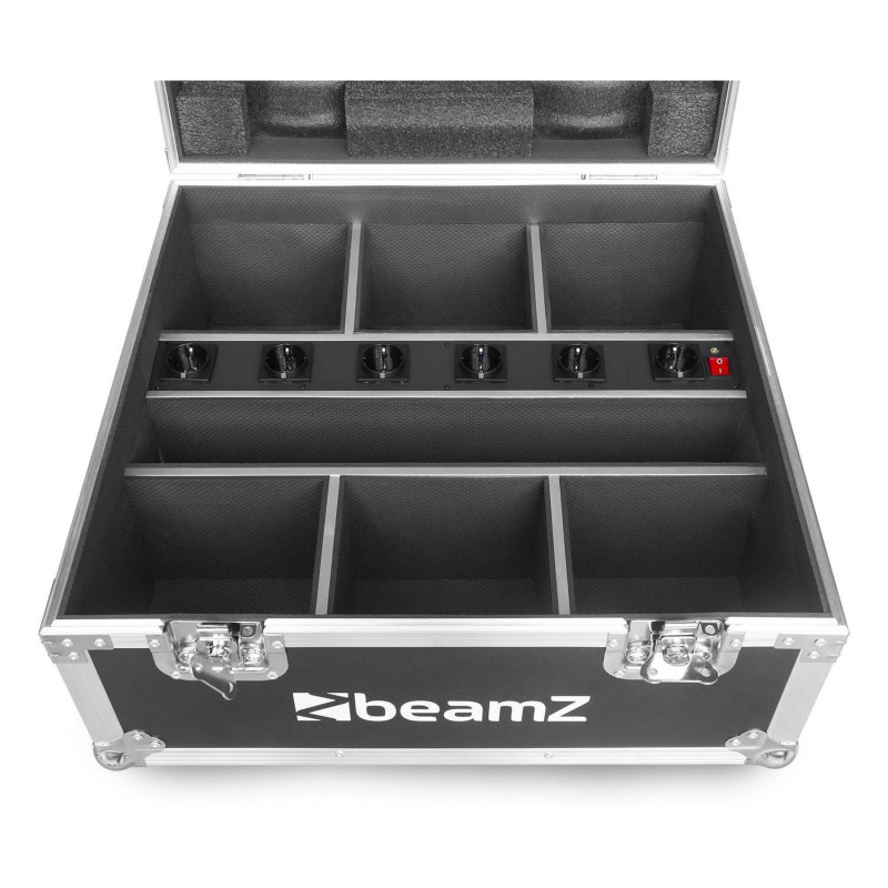 BeamZ FCBP6 Flightcase para 6 WBP612IP con cargador 150.781
