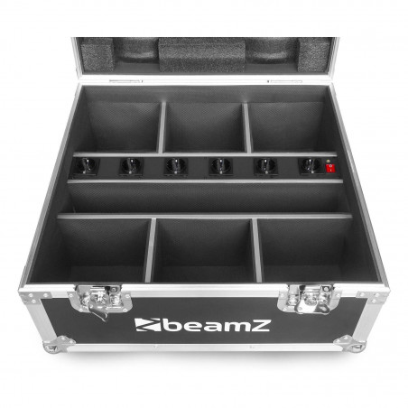 BeamZ FCBP6 Flightcase para 6 WBP612IP con cargador 150.781
