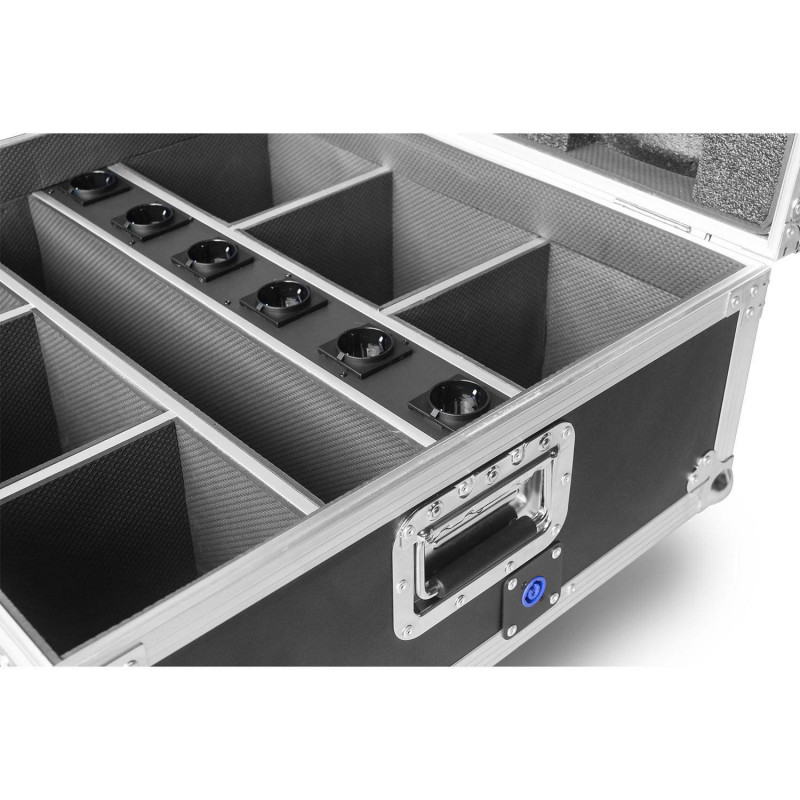 BeamZ FCBP6 Flightcase para 6 WBP612IP con cargador 150.781