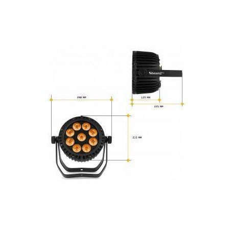 WBP912IP Par Led a Bateria IP65 Inalámbrico 150.782