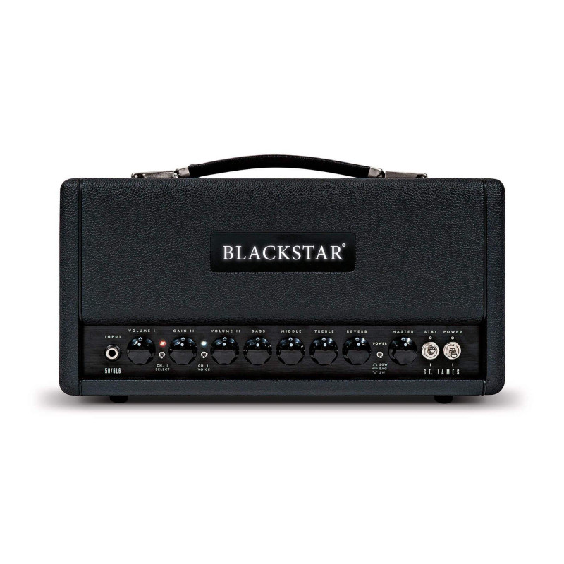 Blackstar St. James 50 6L6 HEAD BLACK, Cabezal a Válvulas Guitarra