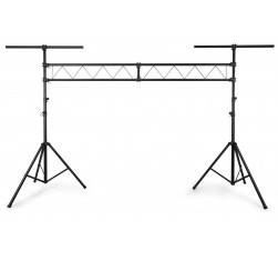 BeamZ Soporte de iluminación con 2 barras en T 180.605, Tripodes estables con bloqueo.