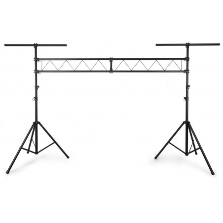 BeamZ Soporte de iluminación con 2 barras en T 180.605, Tripodes estables con bloqueo.