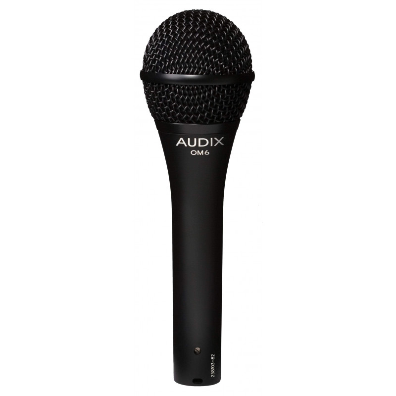Micrófono Audix OM 6 dinámico hipercardioide para voces en directo.