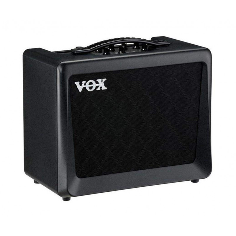 Amplificador combo de modelado para guitarra Vox VX15 GT con 11 modelos de amplificador y una potencia de 15 Watios.