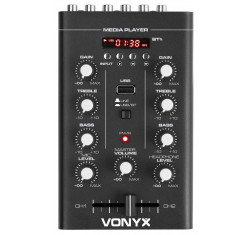 VONYX STM500BT Mezclador 2 canales, BT, MP3, Display, 2