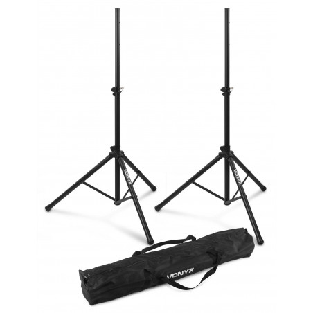 VONYX LS01K Set de soportes altavoces, con bolsa de transporte,