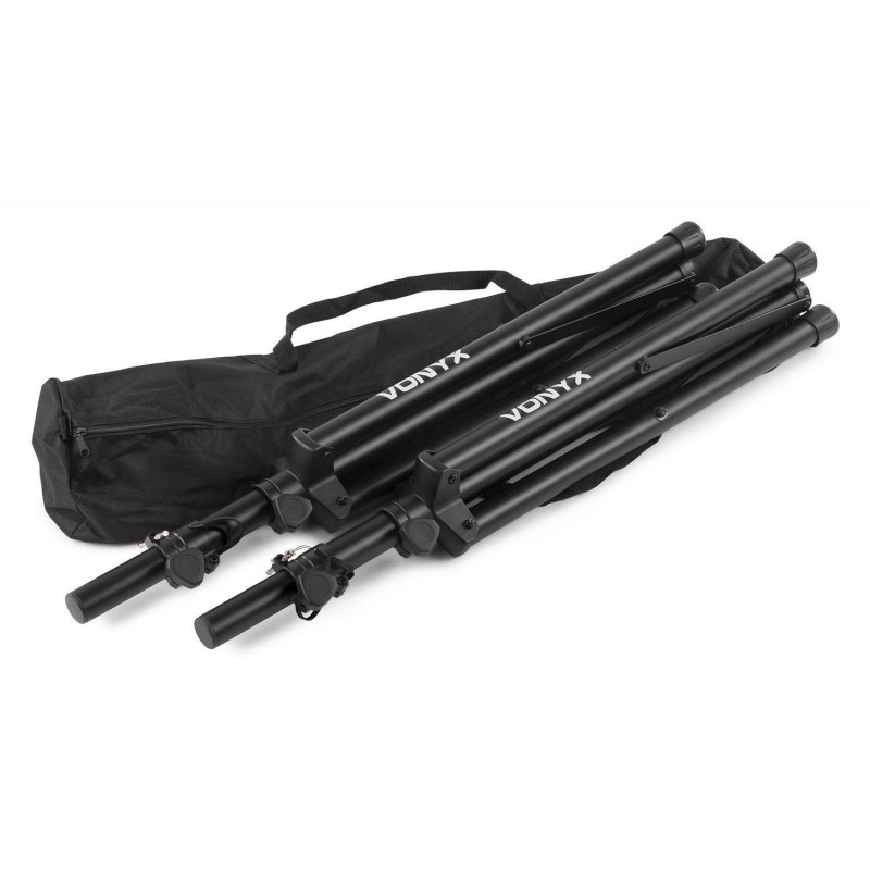 VONYX LS01K Set de soportes altavoces, con bolsa de transporte,