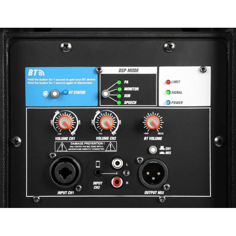 Power Dynamics PD412A Altavoz Activo Bi-amplificado 12" 1400W