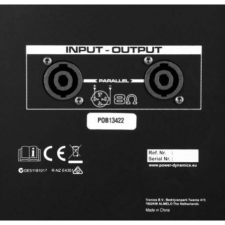 Power Dynamics PD412P Altavoz Pasivo 12" 1200W