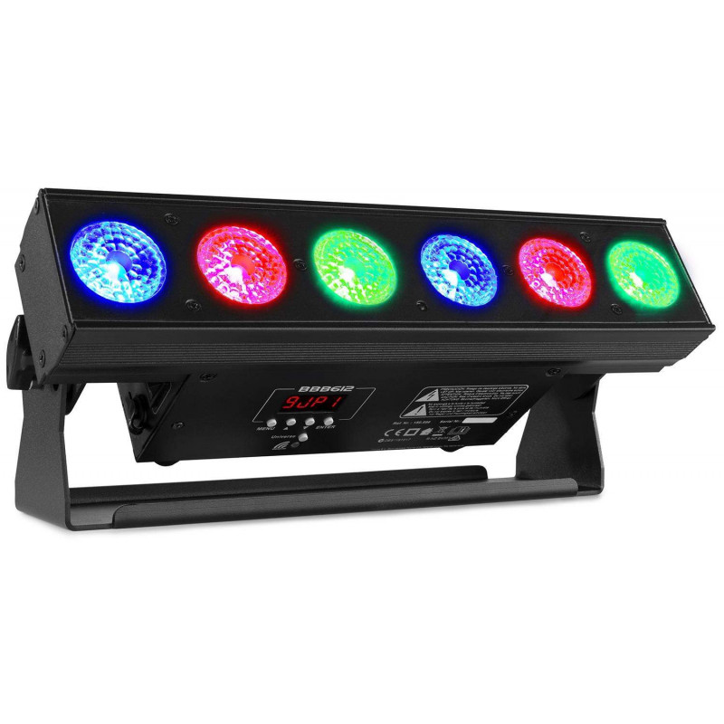 Beamz BBB612 Barra Leds con bateria 6x12W