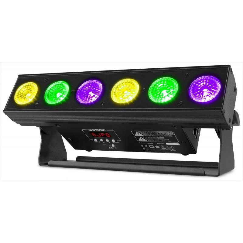 Beamz BBB612 Barra Leds con bateria 6x12W