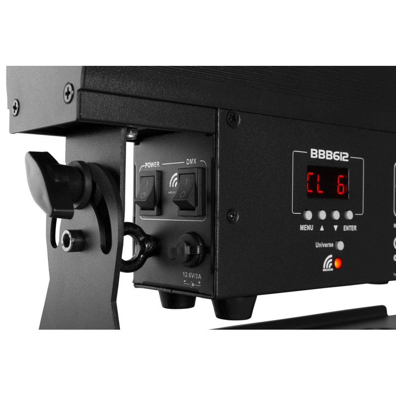 Beamz BBB612 Barra Leds con bateria 6x12W