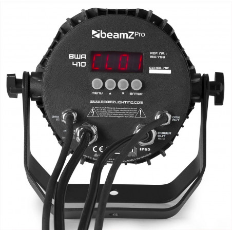 BeamZ BWA410 Foco PAR LED Aluminio exterior IP65