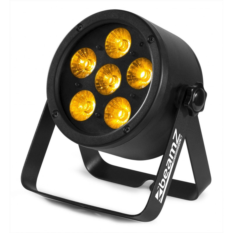 BeamZ BAC302 Foco Par LED Aluminio, 6 LEDs x 12 Watts ,6-en-1,