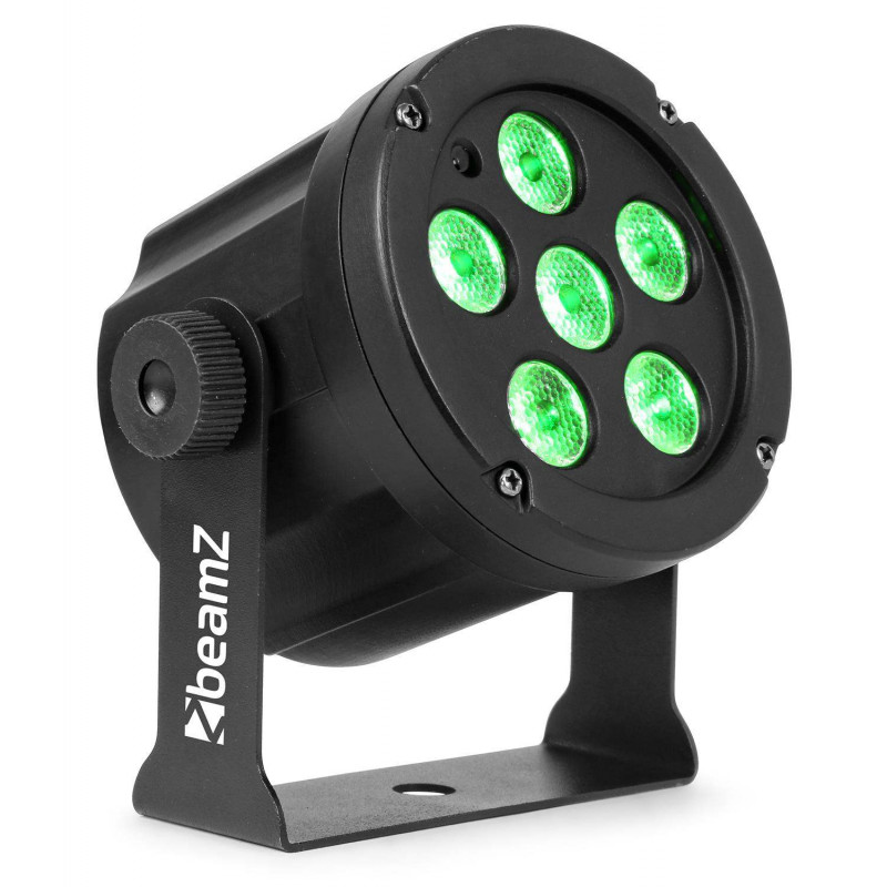 BeamZ SlimPar30 RGB Foco Par Led ,6 LEDs de 3 Watts, Mezcla de color