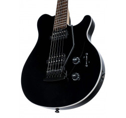 Guitarra Eléctrica AXIS 3 SUB Series Rosewood Black, con cuerpo de Tilo, mástil de arce y diapasón de Jatoba. 2