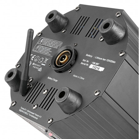 BeamZ BBP60 Set 6 Focos a bateria en Flightcase con cargador