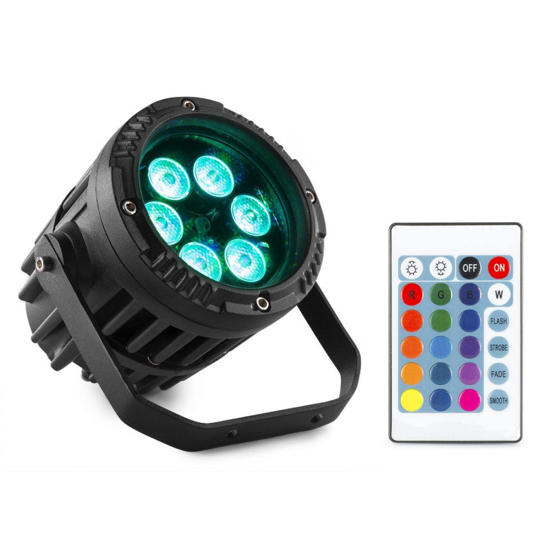 BeamZ BWA63 Foco ParLed  Aluminio IP65,6 leds de 3 Watts 3 en 1 RGB,