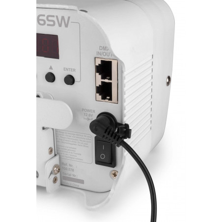 BeamZ BBP96SW Foco PAR Uplight a bateria 6x12W