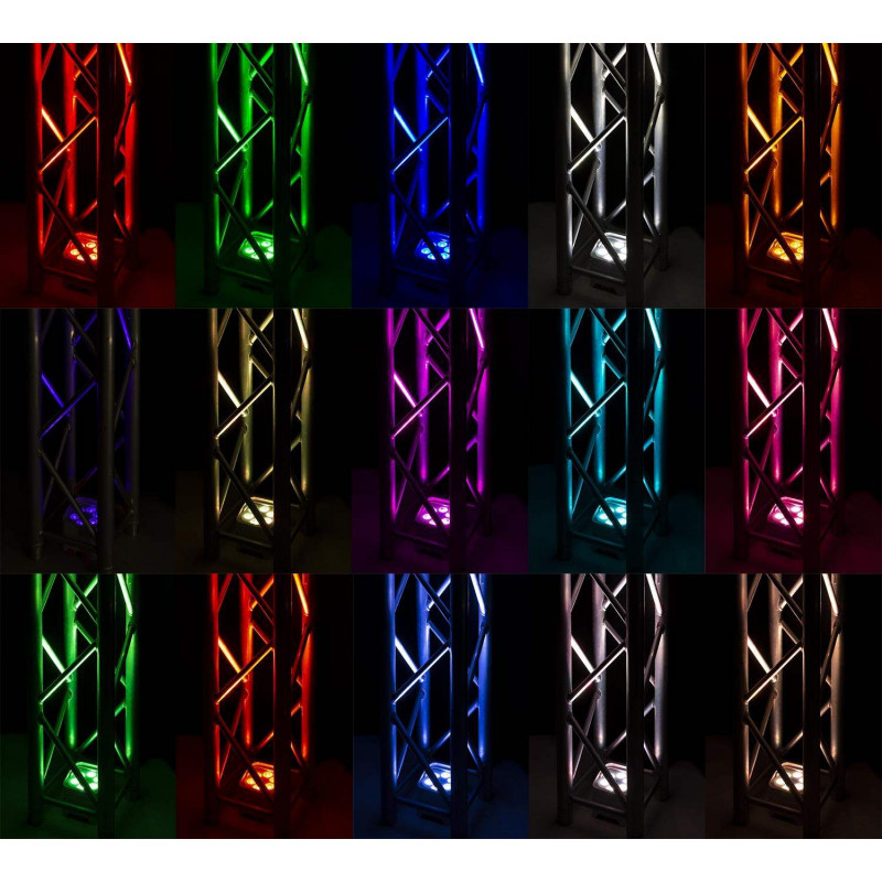 BeamZ BBP96SW Foco PAR Uplight a bateria 6x12W