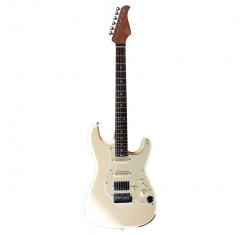 MOOER EFFECTS S800 WHITE Guitarra eléctrica com multiefectos y BT