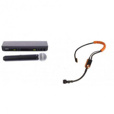 Sistema inalámbrico Shure BLX1288E/SM31 dual de mano/diadema COMBO PG.