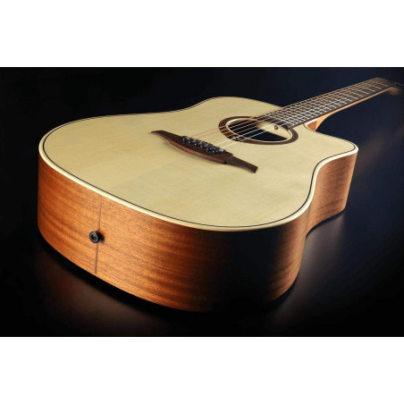 Lag Tramontane T70DC Guitarra Acústica Dreadnought con Cutaway