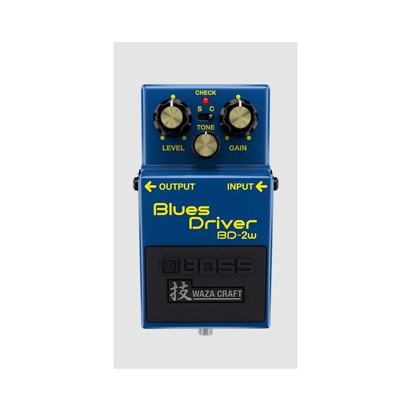 Pedal de efecto Boss BD-2W Blues Driver de la serie  especial Waza Craf.