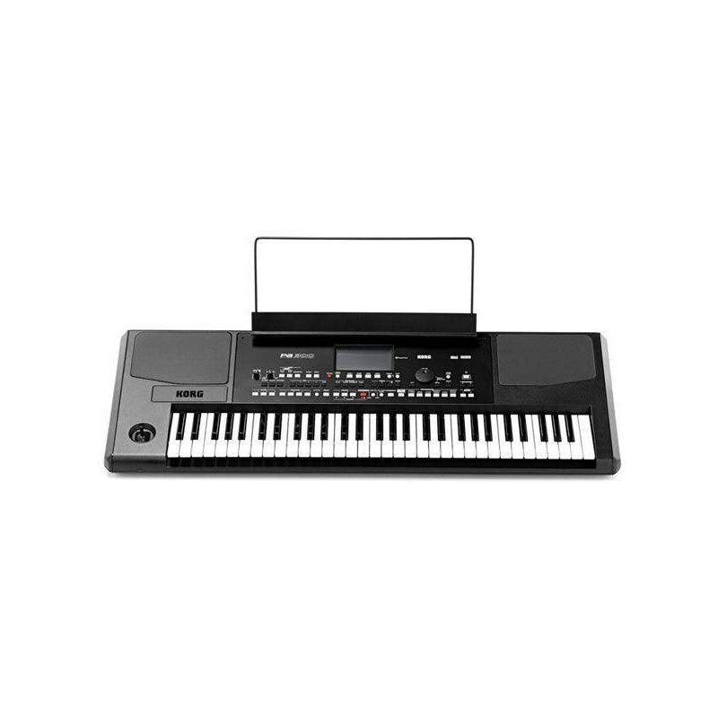 Teclado interactivo KORG Pa300 con 61 teclas sensibles a la velocidad. Incorpora amplificación con 2 x 13w